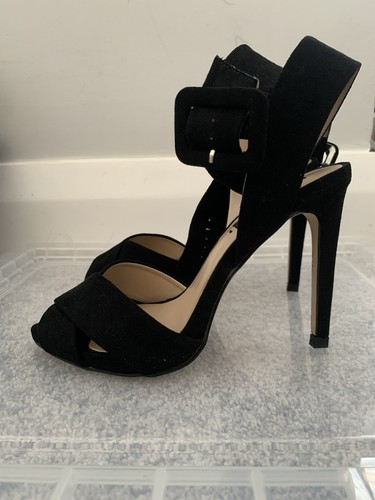 Zara black high heels size - black, 5
