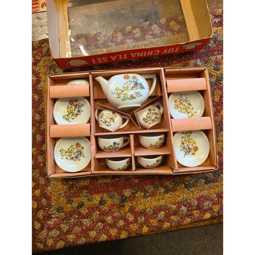 Vintage toy china tea set - china,