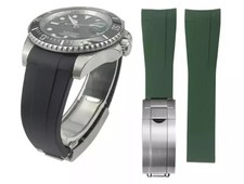 20mm curved end silicone watch - 20mm,