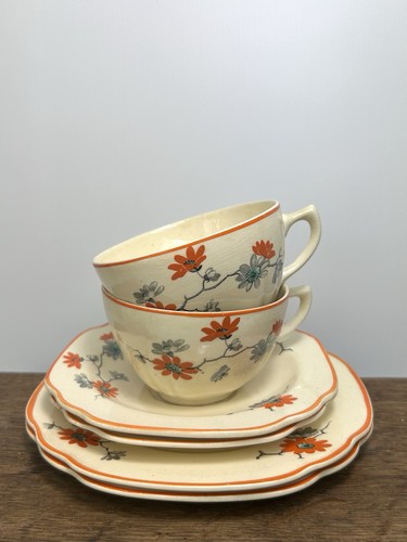 Art deco tea trios cup - art,