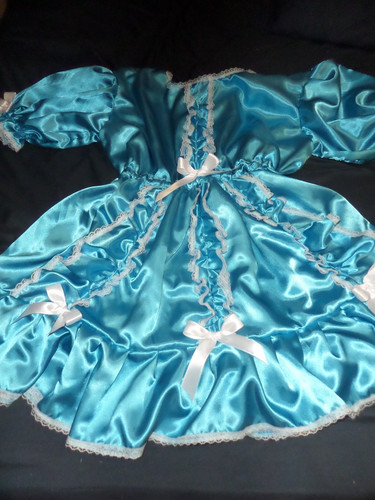 Abdl sissy turquoise - turquoise, blue