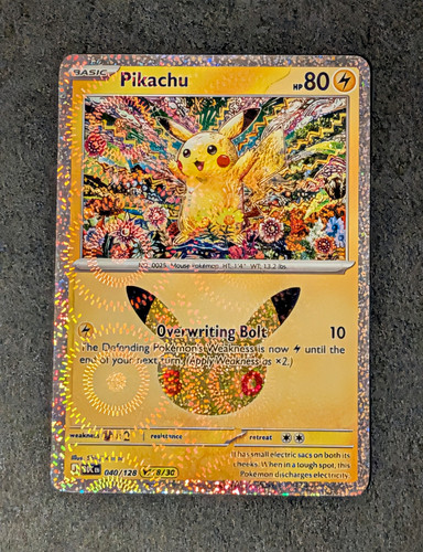 Pokémon tcg pikachu 040 128 - tcg, 040/128