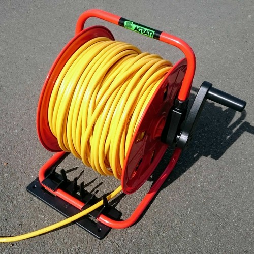 Compact metal hose reel - compact, with