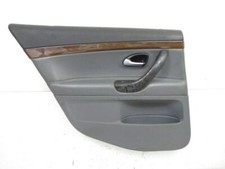 Left Rear Door Panel Gray Leather Walnut Decor Fits For SAAB 9-