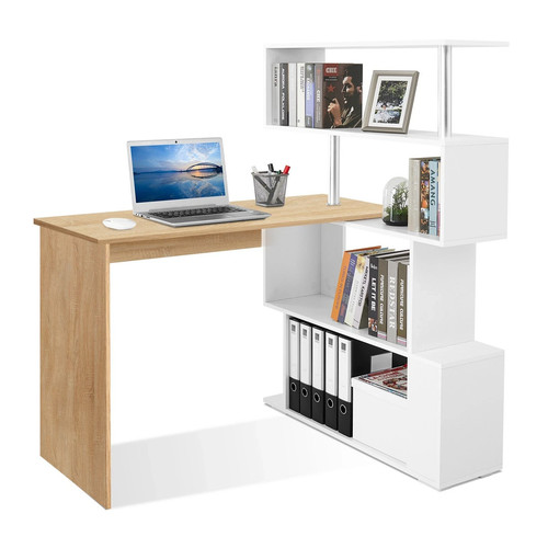 Mondeer shaped computer desk - mondeer, l-shaped