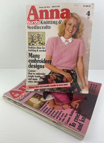 Anna burda magazine bundle - anna, x8