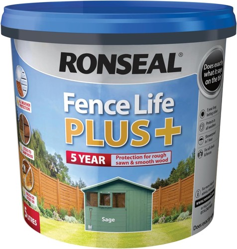Ronseal once coat fence - ronseal,