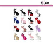 Pleaser High Heel Dancer Shoes Ankle Strap Pole Lap Dancing Adore 709