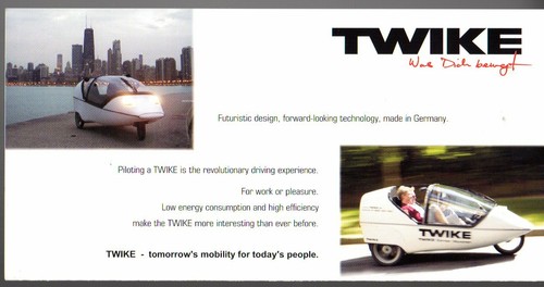 Twike trike 2006 market - ev,