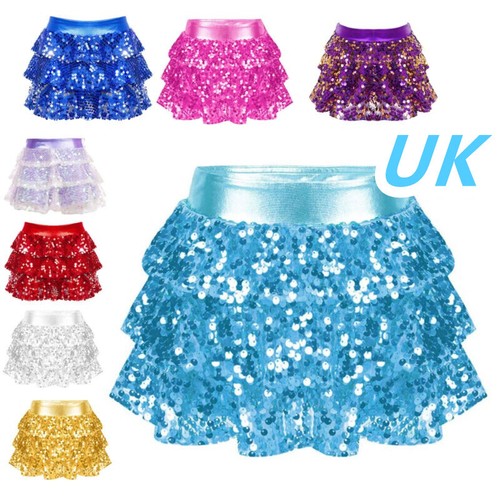 Girls sequins dance - dance, skirted