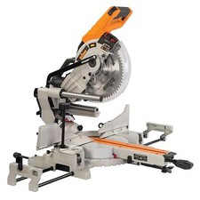 Triton 1800W Mitre Saw Sliding Compound 254mm Double Bevel Cut Laser Blade