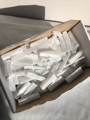 Raw selenite stick inches - selenite, 2-3