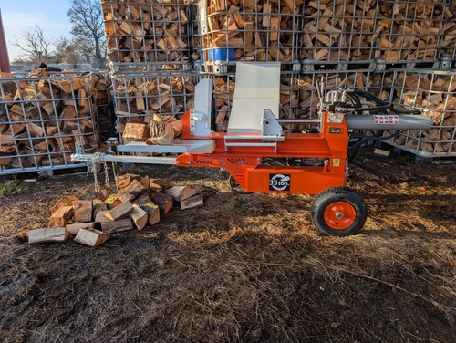 Ton log splitter towable - ton,