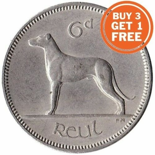 Ireland sixpence pingin - ireland,