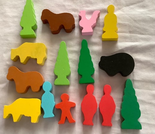 Brio people trees and animals - people,trees,