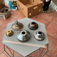 5 VINTAGE SILVER PL. COPPERED