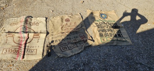 Vintage coffee bean sacks - vintage,