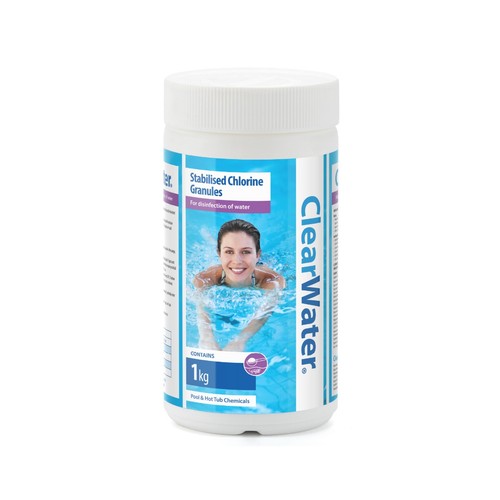 Clearwater 1kg chlorine - clearwater,