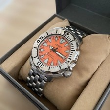 Rare Seiko Prospex Orange Monster 4R36-01J0 Diver 200m Automatic Sharktooth Box