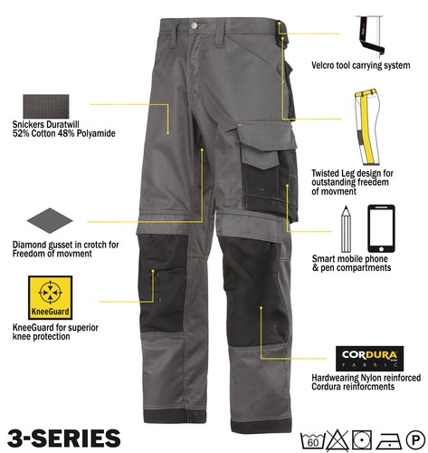 Snickers trousers 3312 - snickers,