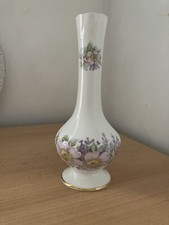 Royal  Tara Bone China bud vase pink flowers Galway ireland