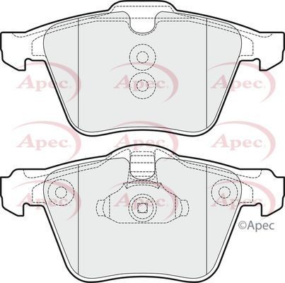 Apec front brake - apec, pad
