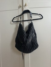 Linea Pelle Woven Leather Hobo