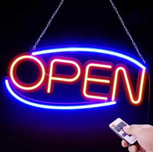 Large flashing led - large, open