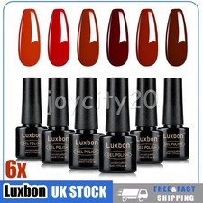 Luxbon 6PCS Gel Nail Polish