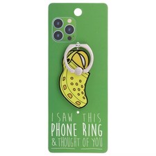 Rubber Crocs Shoes Mobile Phone Ring Holder Grip Finger 360 Mount Stand