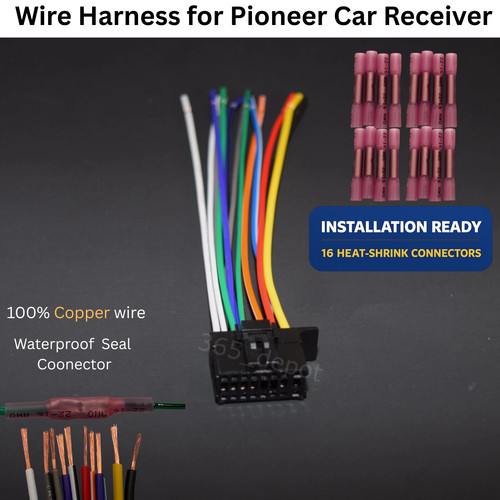 Wire harness for - harness, pioneer