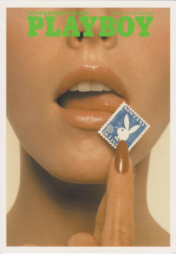 Genuine playboy greeting card - playboy,