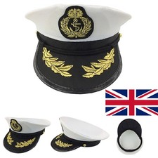 ADULT CAPTAIN HAT SATIN Yacht