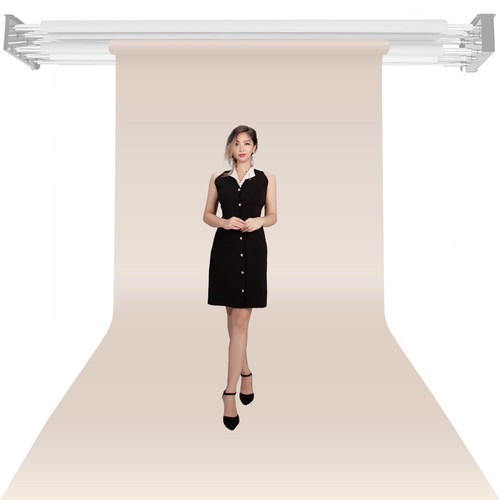 Background paper 3x10m ivory - paper, 1.3x10m