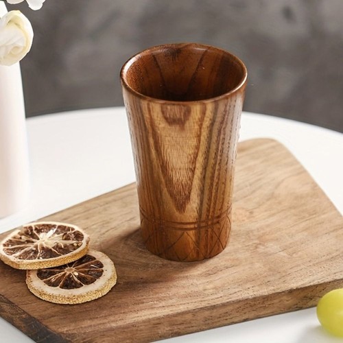 1pc japanese style wooden mug - japanese,
