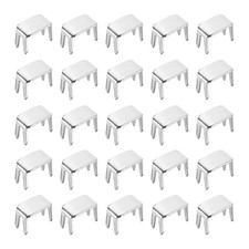 50Pcs Zipper Stoppers, #3 Top