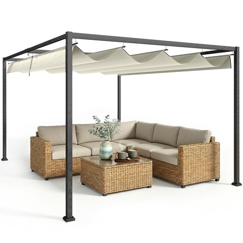 Outsunny 4x3m pergola gazebo - pergola,