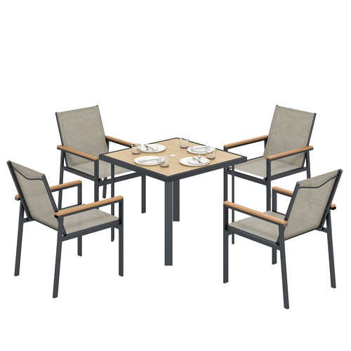 Outsunny piece garden dining - outsunny, 5