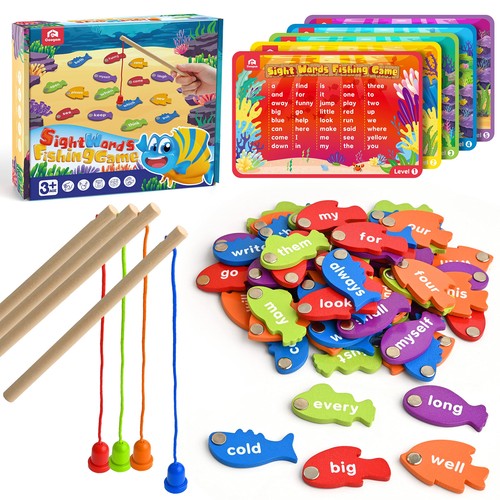 Wooden magnetic fishing - wooden, sight