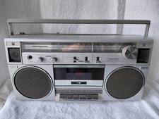 Vintage Toshiba RT-120S Boombox FM SW MW LW Radio Cassette Recorder