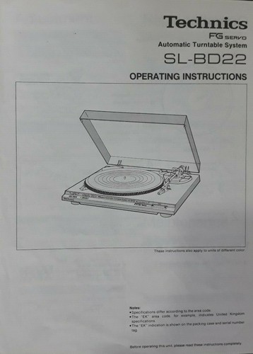 Technics bd22 servo - sl-bd22,