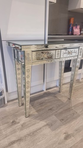 Stunning all glass mirror and