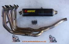 Suzuki GSXR 600 750 SRAD Full Akrapovic Race Exhaust System With Oval Carbon Can