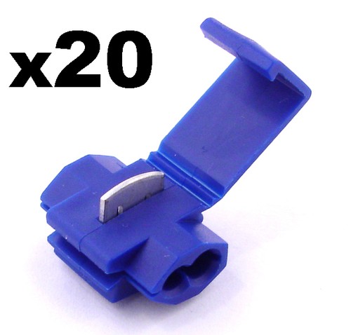 20x blue snap - blue, scotchlok