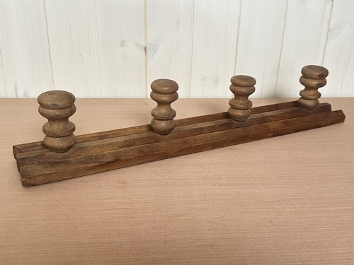 Vintage french wooden - wooden, zigzag