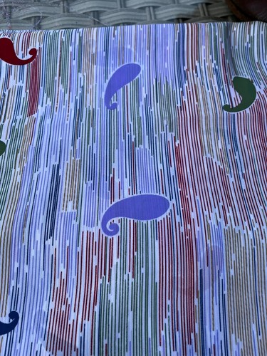 Vintage multicoloured striped - ,
