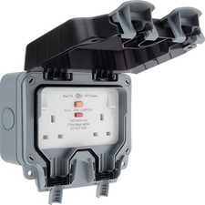BG Outdoor Socket 2 Gang IP66
