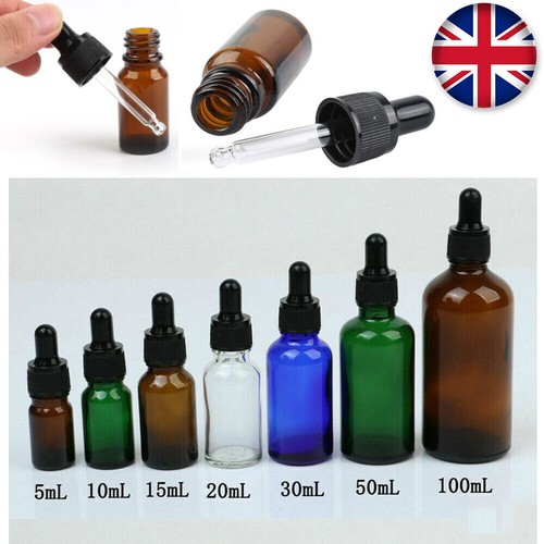 50ml brown green - brown/green/clear, glass