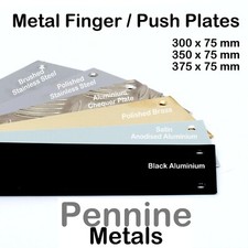 Door FINGER PLATE PUSH PLATES