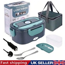 Portable Electric Heating Lunch Box 12V 24V Bento Travel Food Heater Car Plug UK